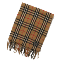 バーバリーズ チェックマフラー 41670 ベージュ系 ウール100％ 定番バーバリーチェックデザイン