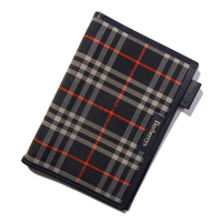 バーバリーズ 英国チェック手帳ケース ネイビー系 メンズ 31906