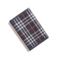 バーバリーロンドン 英国チェック手帳ホルダー 38076 ネイビー系 ミニサイズ5穴リフィル用システム手帳カバー