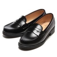 フェイクレザーローファー