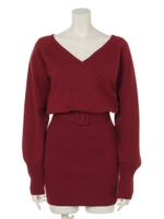 ブラウジングニットOP/ローズ