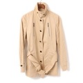 ボタンアップコットンジャケット 38 バーバリーロンドン 72908 BURBERRY LONDON ベージュ レディース