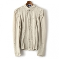 ロングシャツ 36 バーバリーブルーレーベル 56367 BURBERRY BLUE LABEL ベージュ系 レディース