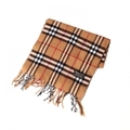 英国チェックマフラー バーバリーズ 17625 キャメル メンズ レディース