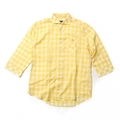七分丈シャツ 2 バーバリーブラックレーベル 54728 BURBERRY BLACK LABEL イエロー系 メンズ