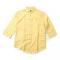 七分丈シャツ 2 バーバリーブラックレーベル 54728 BURBERRY BLACK LABEL イエロー系 メンズ