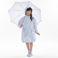 総柄レインコート