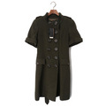半袖ワンピースコート 42 バーバリープローサム 43946 BURBERRY PRORSUM グリーン系 レディース