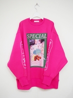 meatballs plate sweater/BLACK