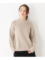 ネップラメミックスニット/ブラック(019)