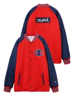 CHAMPION X X-GIRL COACH JACKET/ブラック