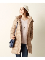 フーデットナイロンダウンコート/ブルー系(094)