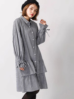 WEGO/キャンディースリーブシャツワンピース