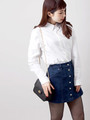 WEGO/フロントボタンAラインミニスカパン