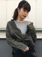 WEGO/【古着】柄シャツ