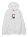 FACE SWEAT HOODIE/ホワイト