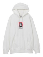 FACE SWEAT HOODIE/ホワイト