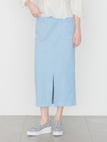 【emmi atelier】エコスウェードIラインスカート/PBEG