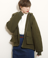 ドルマン中綿ブルゾン