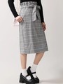 WEGO/チェックタイトミディスカート