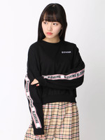 WEGO/ロゴテーププルオーバー