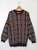【USED】総柄ニット