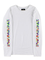 DAMMY/カラーモザイクTシャツ