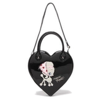 【50%OFF】内藤ルネコラボハート形プードルデザインバッグ