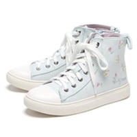 お花刺しゅう入りハイカットスニーカー