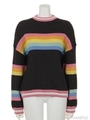 RAINBOW LAME KNIT/OFF WHITE×PASTEL