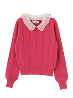 【sw】スカラビジューニット/PNK