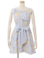 チューリップワンピース/ブルー