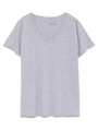 ベーシックVネックTシャツ/WHT