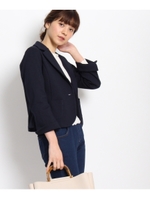 ポンチテーラードジャケット/ブルー系(095)