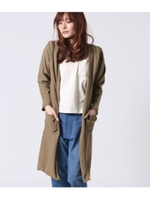 裏使いニットカーデ/カーキ(014)