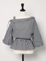 ワンショルダーブラウス/ミックス2