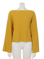 RIB BOX ニット/YLW