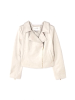 スエードブルゾン/ホワイト(030)