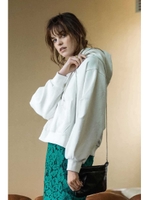 タックスリーブショートパーカー/グレー(020)