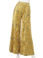 Valmuerクラシックベロアフレアパンツ/yellow