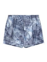 COLLAGE SHORTS/ブラック