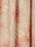 【La】フラワープリント楊柳マキシスカート/ORG