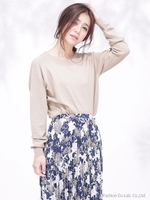 【WEB限定】前後2wayニット/ベージュ