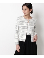 【WEB限定販売】ツイードジャケット/ホワイト(301)