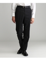 【J∞QUALITY】シャドーストライプシングルパンツ[メンズ パンツ ウール 通年 撥水 単品]/ブラック(019)