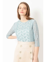 ◆フィオナレースブラウス/MINT(130)