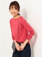 〓◇JOC C/R ボートネック ロングスリーブ プルオーバー3/RED