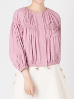 パウダーサテンギャザーブルゾン/PNK