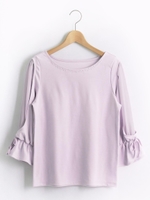 フェミスリーブ7分袖トップス/ラベンダー