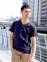 ベーシックVネックTEE